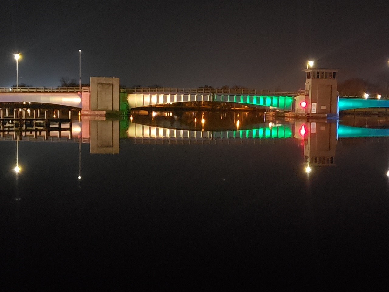 Night Bridge Photo